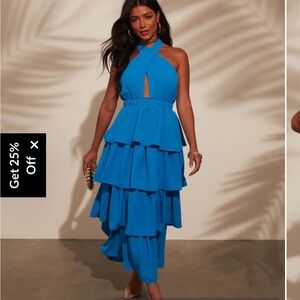 Vici Tiered Ruffle Dress